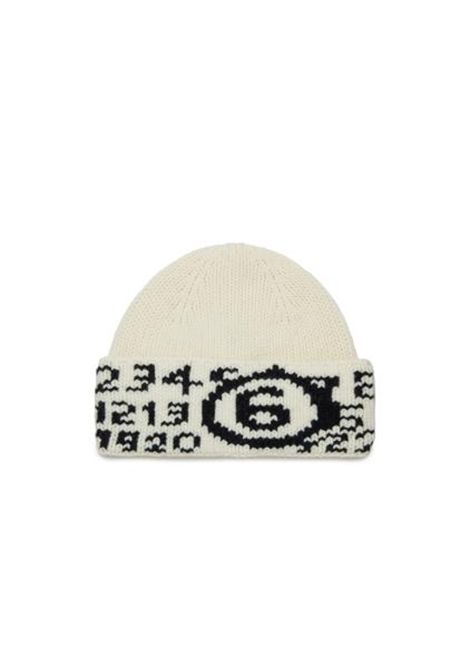 Berretto con logo MM6 KIDS MAISON MARGIELA | M60915 MM06MM6101